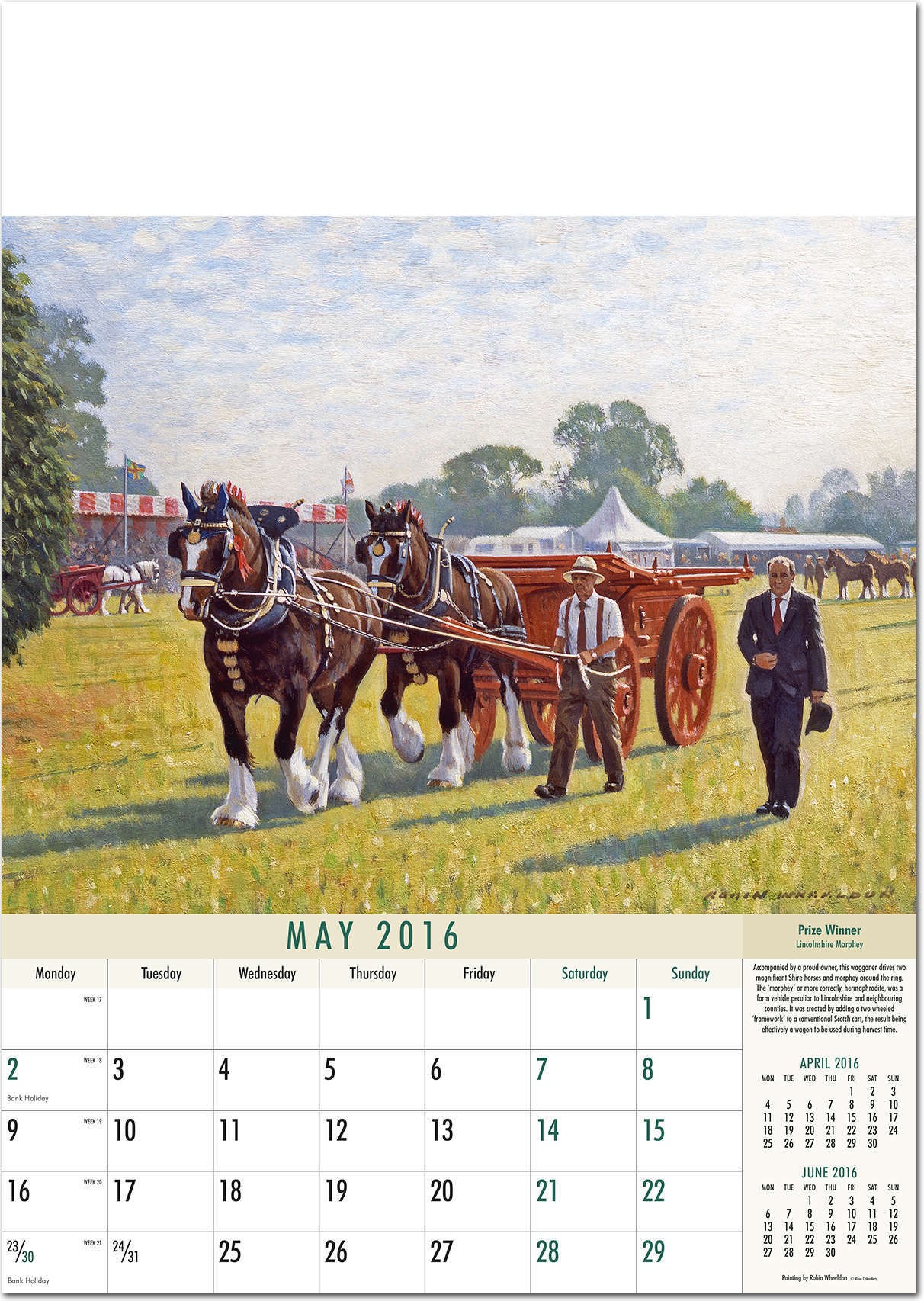 Rural Heritage Calendar 2016 Rose Calendars